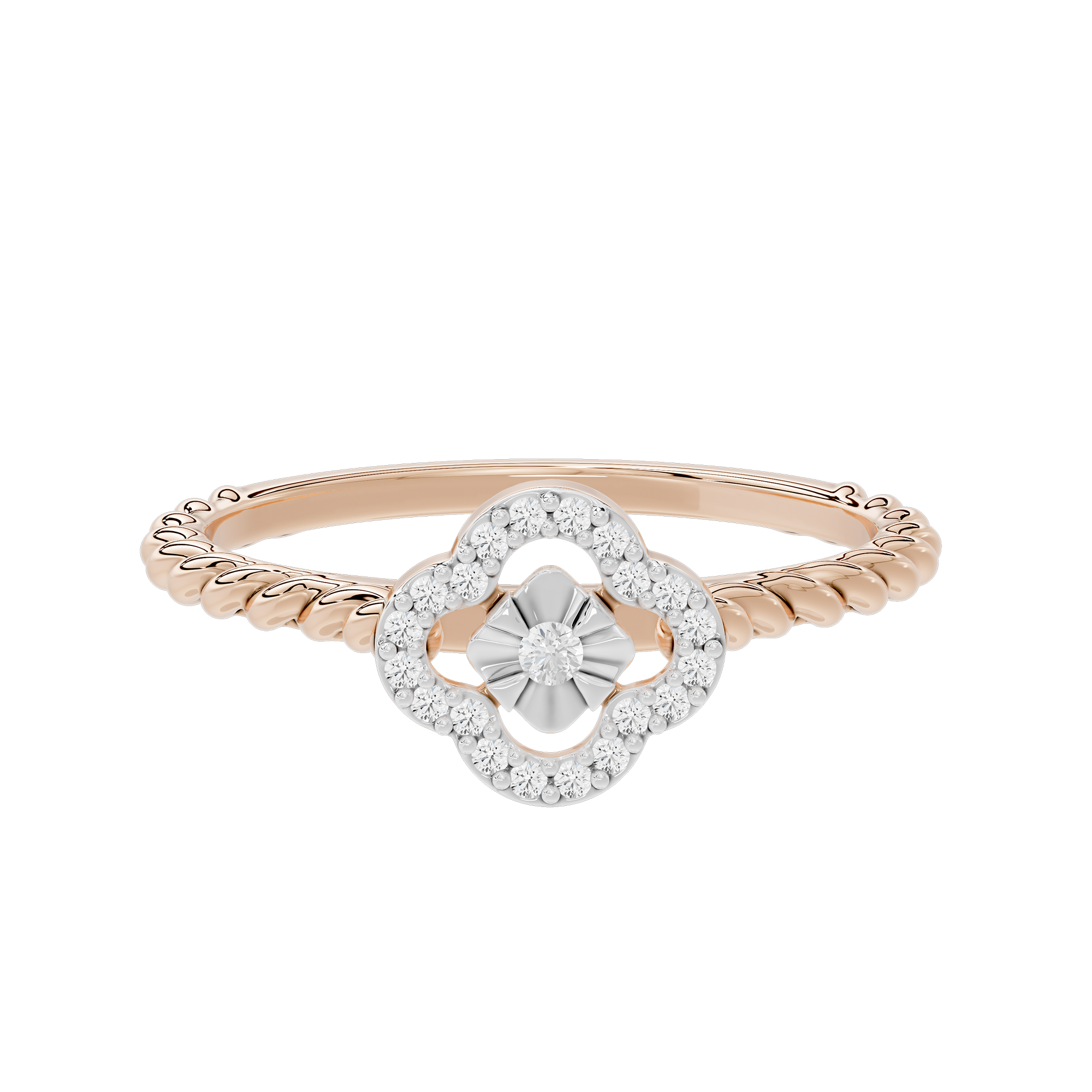 Hold Me Close Illusia 0.095 Carat Lab Grown Diamond Ring