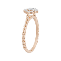 Hold Me Close Illusia 0.095 Carat Lab Grown Diamond Ring