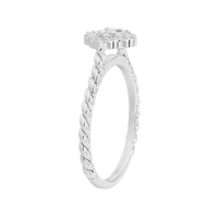 Hold Me Close Illusia 0.095 Carat Lab Grown Diamond Ring