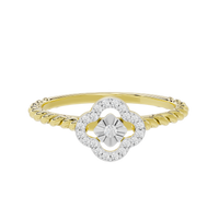 Hold Me Close Illusia 0.095 Carat Lab Grown Diamond Ring