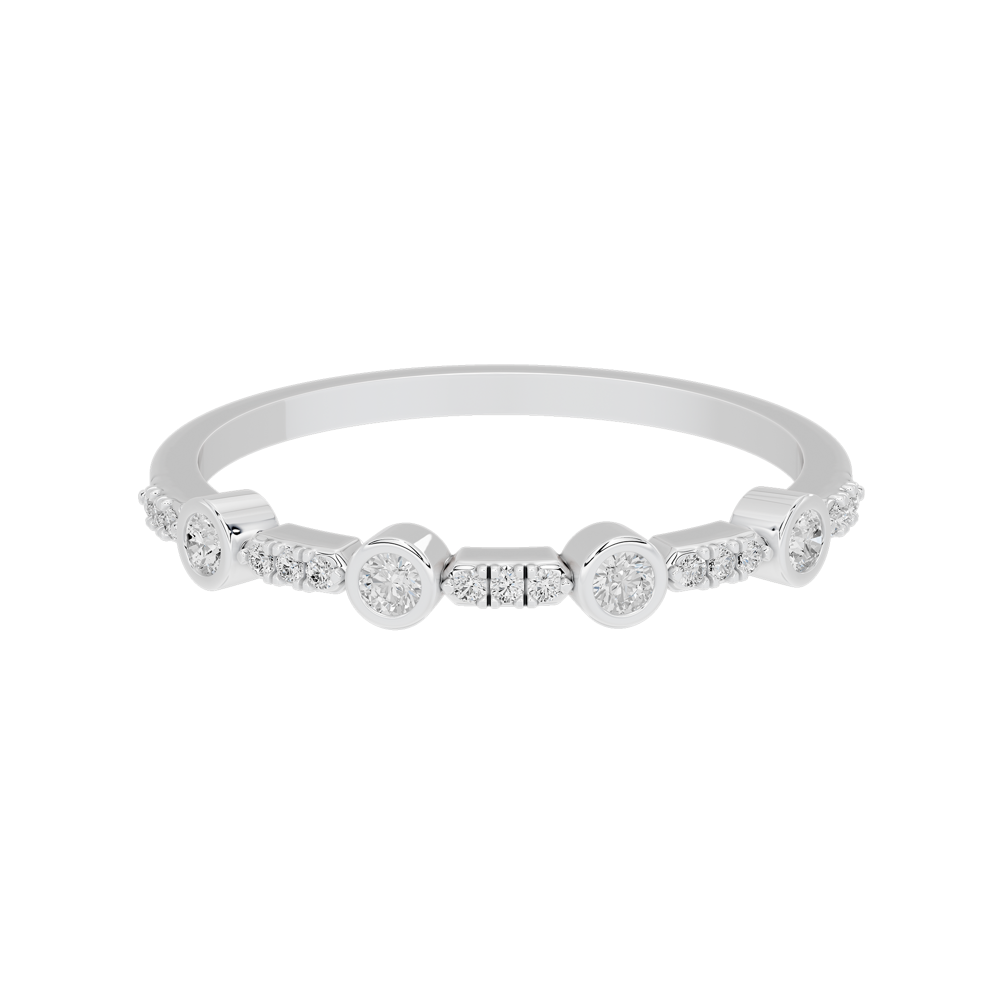 Us and Ours 0.142 Carat Lab Grown Diamond Ring