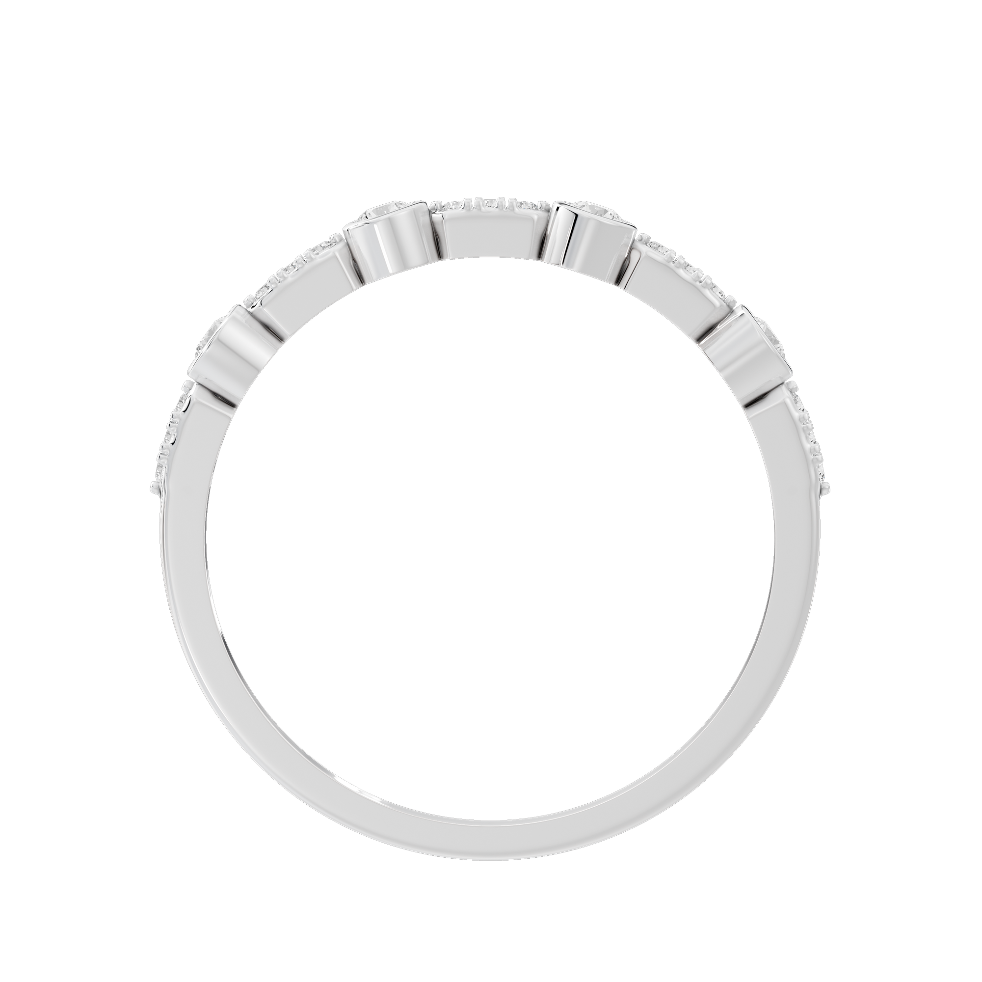 Us and Ours 0.142 Carat Lab Grown Diamond Ring