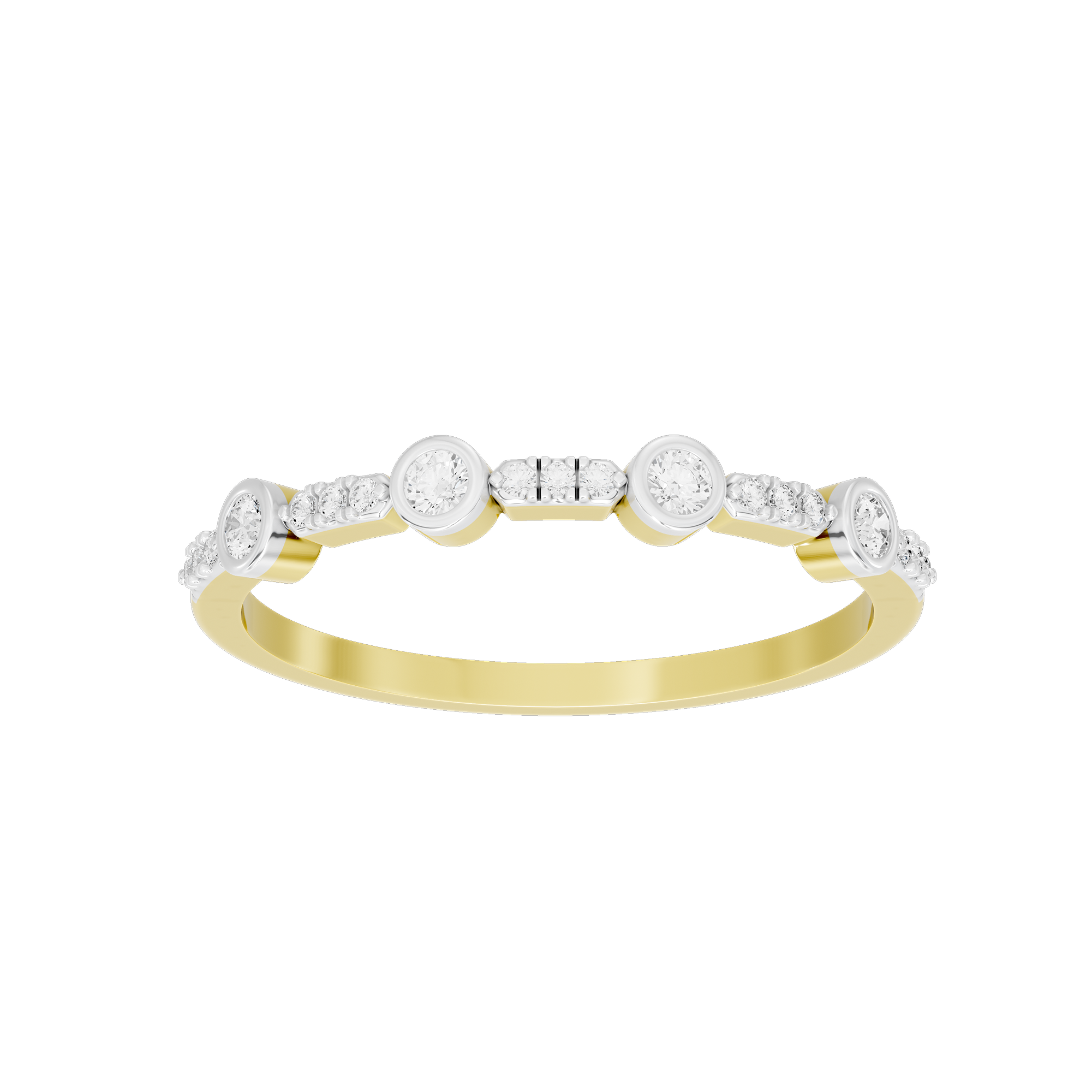 Us and Ours 0.142 Carat Lab Grown Diamond Ring