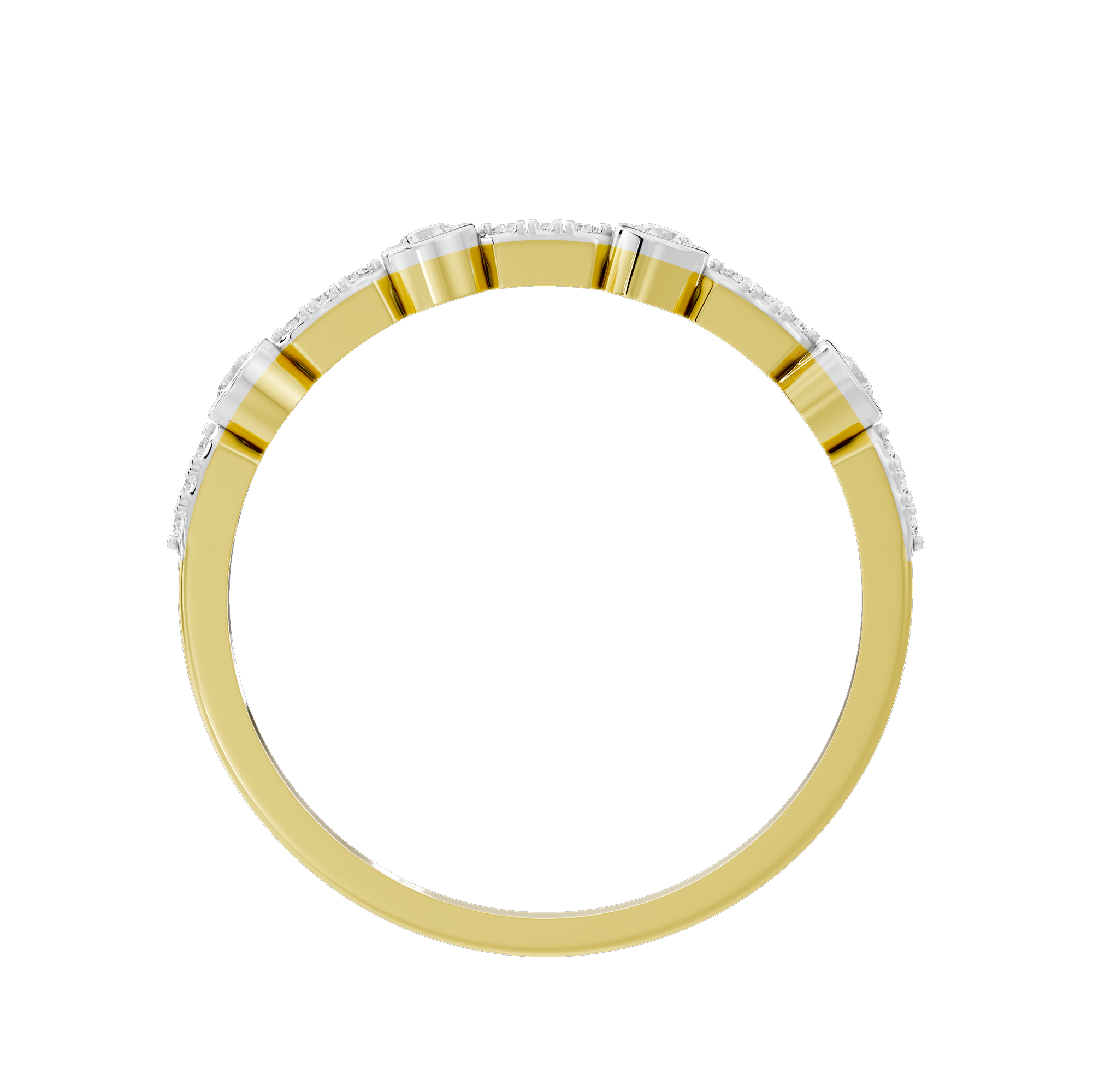 Us and Ours 0.142 Carat Lab Grown Diamond Ring