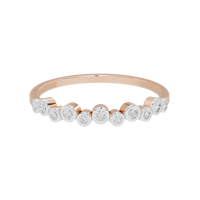No Chill stationed bezel  0.143 Carat Lab Grown Diamond Ring