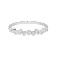 No Chill stationed bezel  0.143 Carat Lab Grown Diamond Ring