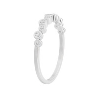 No Chill stationed bezel  0.143 Carat Lab Grown Diamond Ring