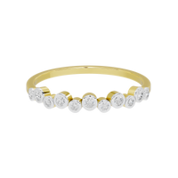 No Chill stationed bezel  0.143 Carat Lab Grown Diamond Ring