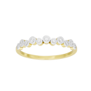 No Chill stationed bezel  0.143 Carat Lab Grown Diamond Ring