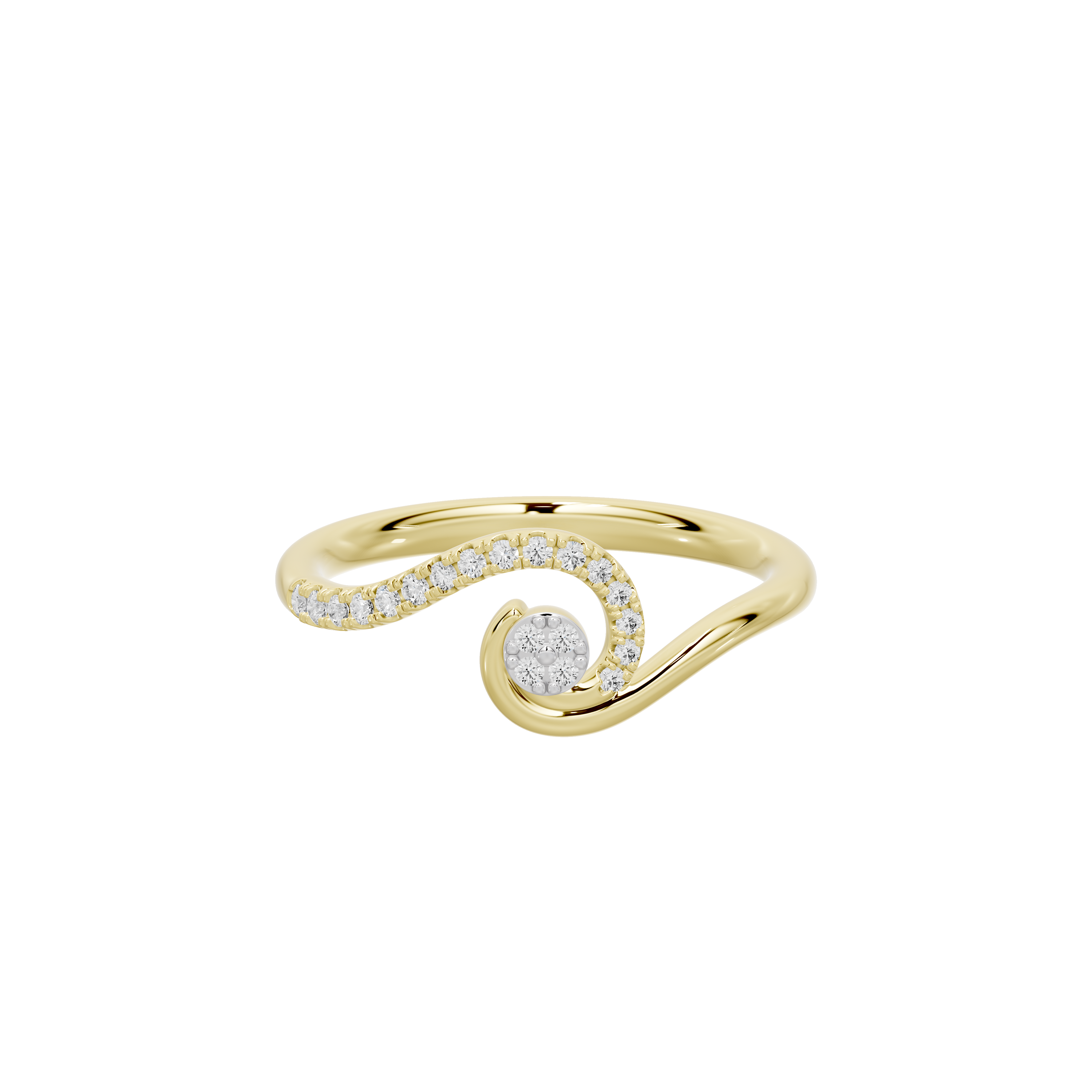 Swirl - Lab Diamond Ring