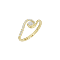 Swirl - Lab Diamond Ring