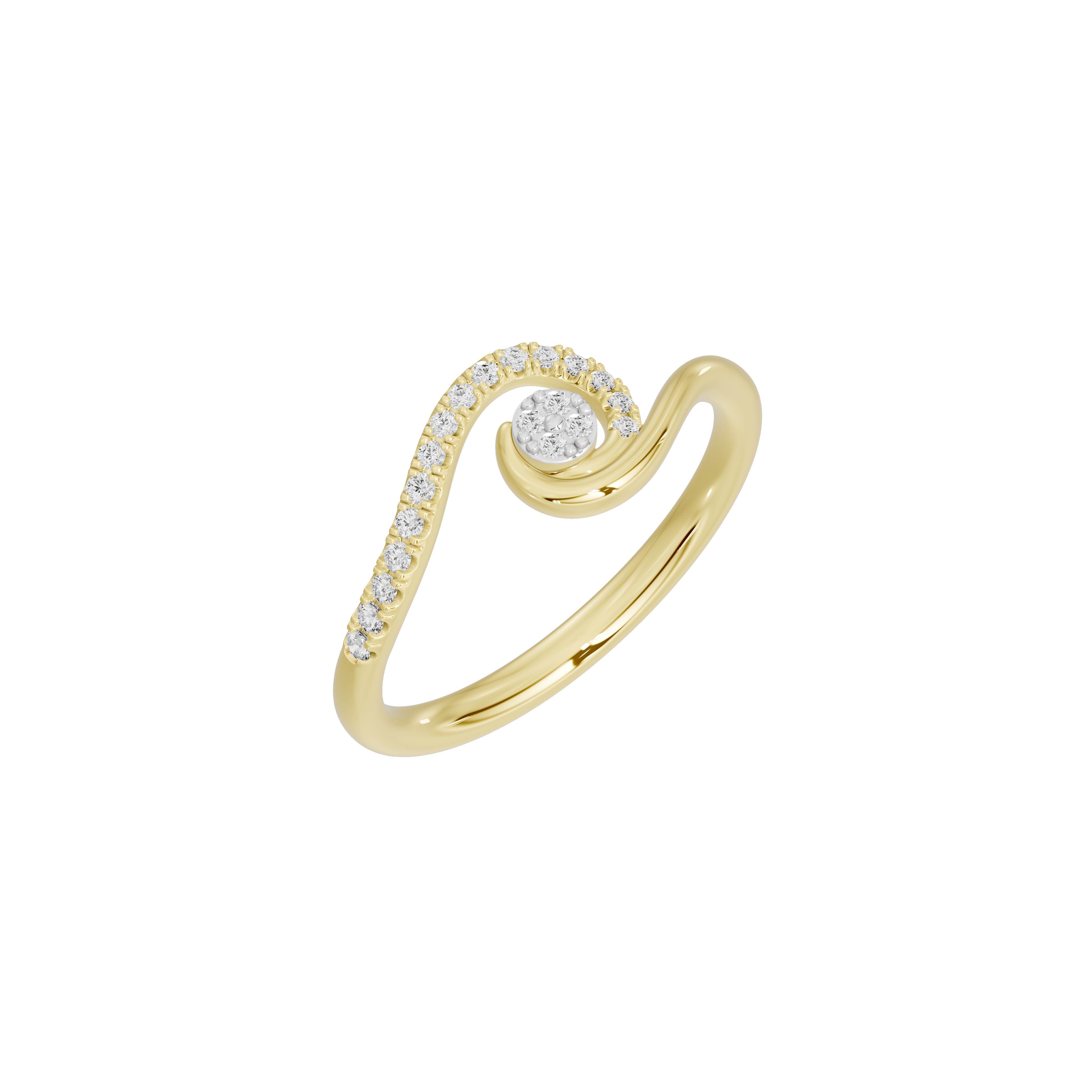 Swirl - Lab Diamond Ring