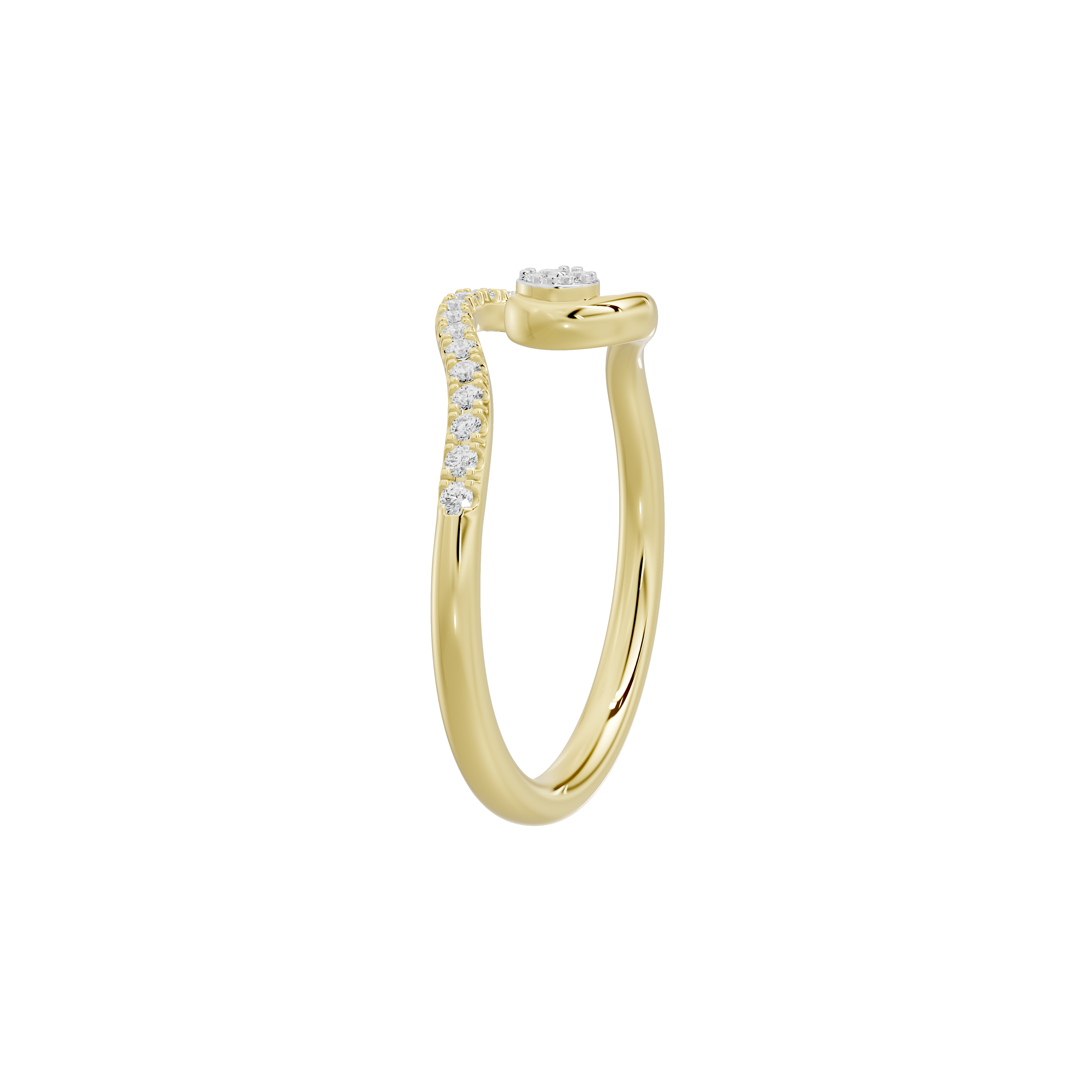 Swirl - Lab Diamond Ring