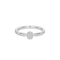 Celeste Silver - Lab Diamond Ring