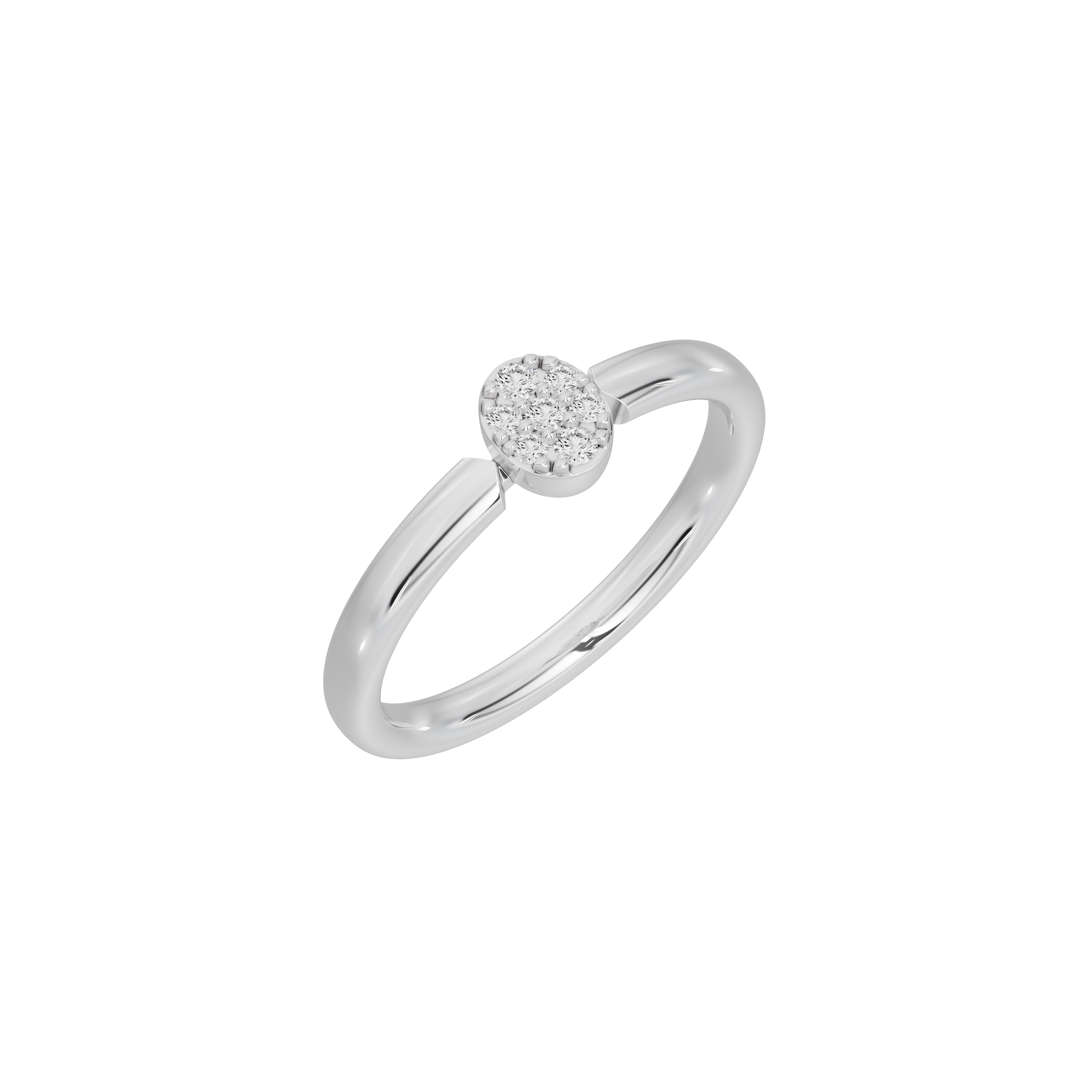 Celeste Silver - Lab Diamond Ring