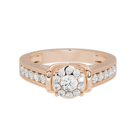 Crush Code illusia 0.612 Carat Lab Grown Diamond Ring