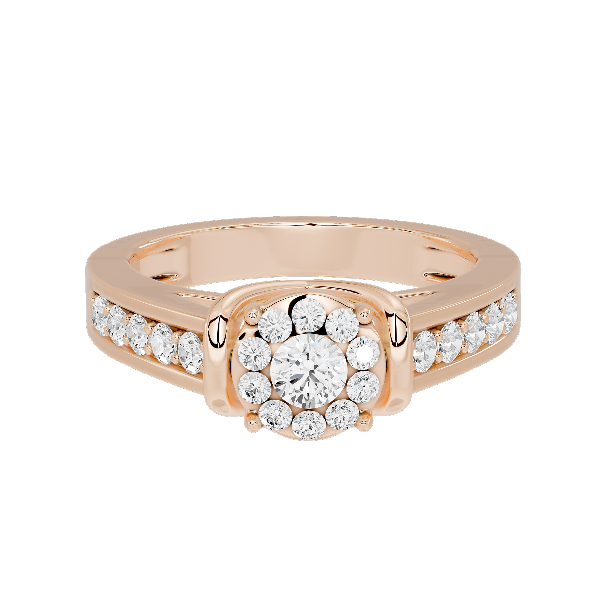 Crush Code illusia 0.612 Carat Lab Grown Diamond Ring