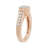 Crush Code illusia 0.612 Carat Lab Grown Diamond Ring