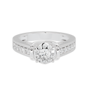 Crush Code illusia 0.612 Carat Lab Grown Diamond Ring