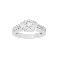 Crush Code illusia 0.612 Carat Lab Grown Diamond Ring