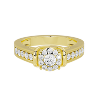 Crush Code illusia 0.612 Carat Lab Grown Diamond Ring