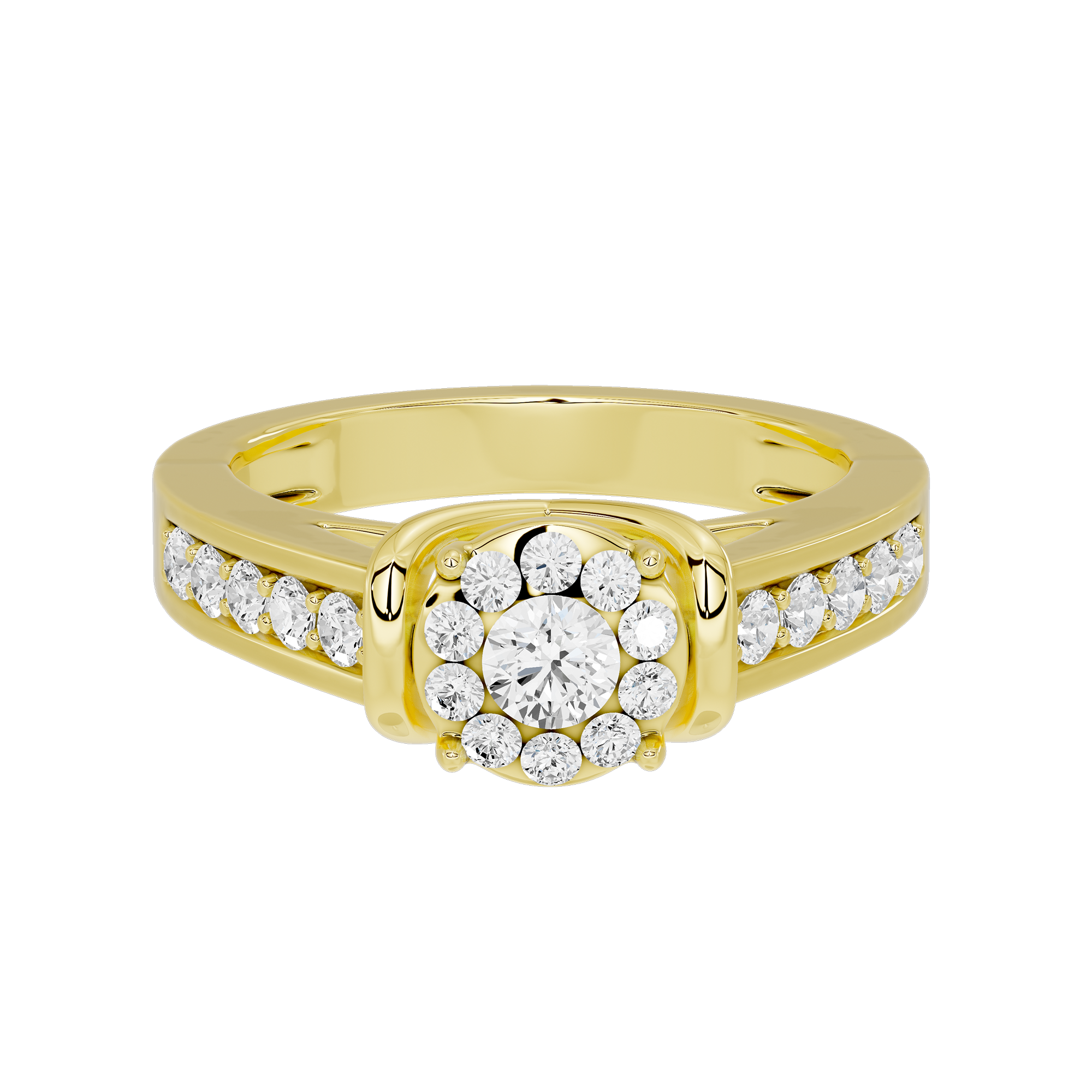 Crush Code illusia 0.612 Carat Lab Grown Diamond Ring