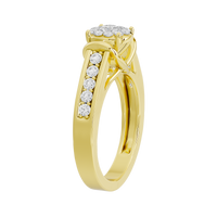 Crush Code illusia 0.612 Carat Lab Grown Diamond Ring