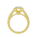 Crush Code illusia 0.612 Carat Lab Grown Diamond Ring