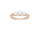 TrioShine 0.636 Carat Lab Grown Diamond Ring