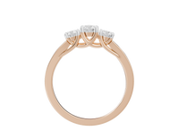 TrioShine 0.636 Carat Lab Grown Diamond Ring