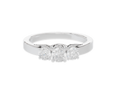 TrioShine 0.636 Carat Lab Grown Diamond Ring