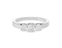 TrioShine 0.636 Carat Lab Grown Diamond Ring