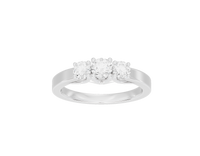 TrioShine 0.636 Carat Lab Grown Diamond Ring