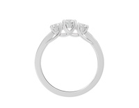 TrioShine 0.636 Carat Lab Grown Diamond Ring
