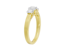 TrioShine 0.636 Carat Lab Grown Diamond Ring