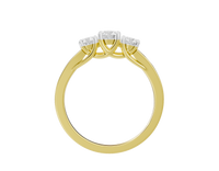 TrioShine 0.636 Carat Lab Grown Diamond Ring