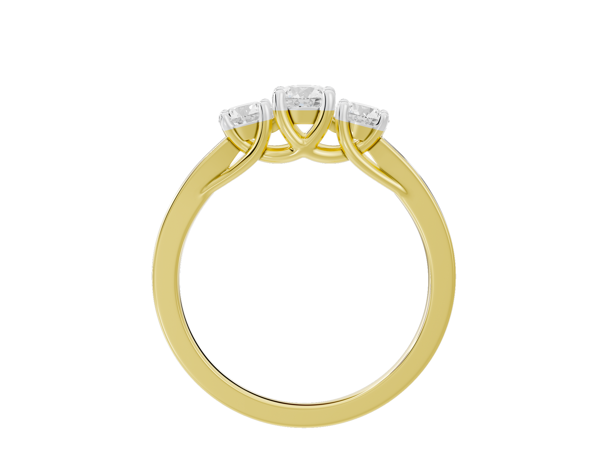 TrioShine 0.636 Carat Lab Grown Diamond Ring