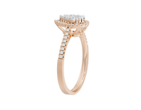 Pear Crownlight illusia Ring