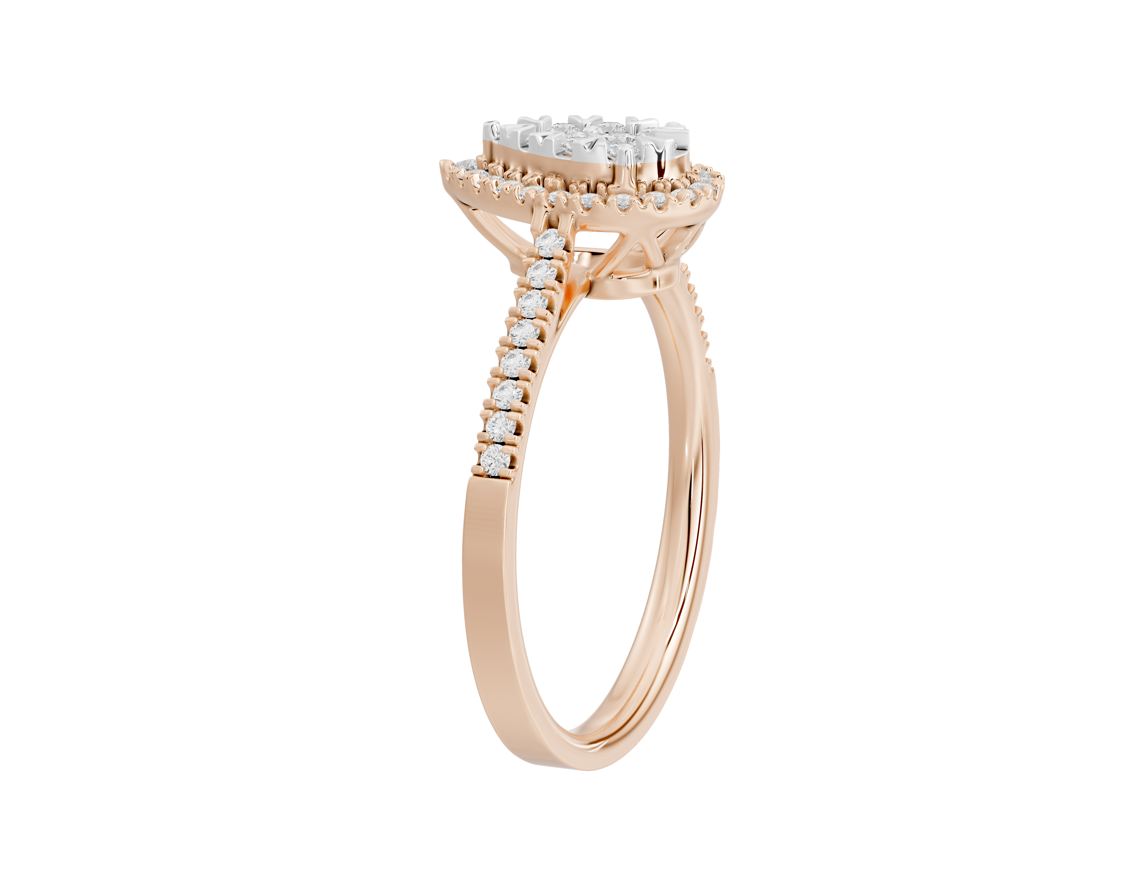 Pear Crownlight illusia Ring