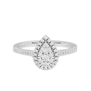 Pear Crownlight 0.419 Carat Lab Grown Diamond Ring