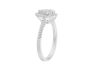 Pear Crownlight illusia - Lab Diamond Ring