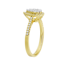 Pear Crownlight 0.419 Carat Lab Grown Diamond Ring