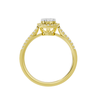 Pear Crownlight 0.419 Carat Lab Grown Diamond Ring
