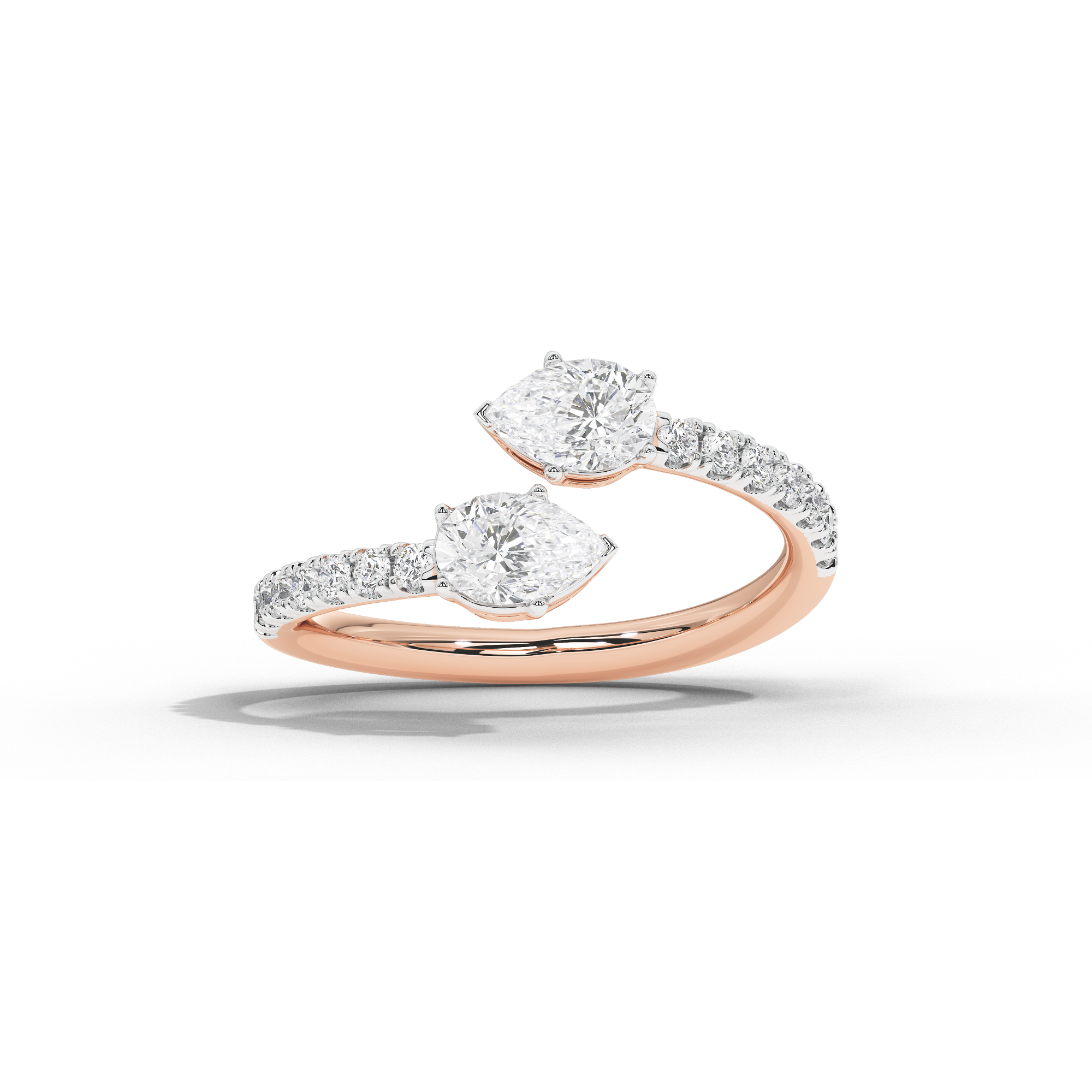 Twin Flame 1.238 Carat Lab Grown Diamond Ring