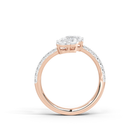 Twin Flame 1.238 Carat Lab Grown Diamond Ring