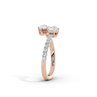 Twin Flame 1.238 Carat Lab Grown Diamond Ring