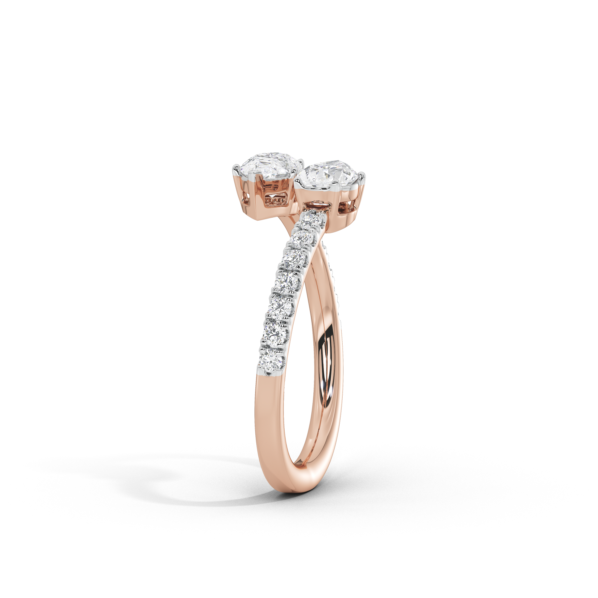 Twin Flame 1.238 Carat Lab Grown Diamond Ring