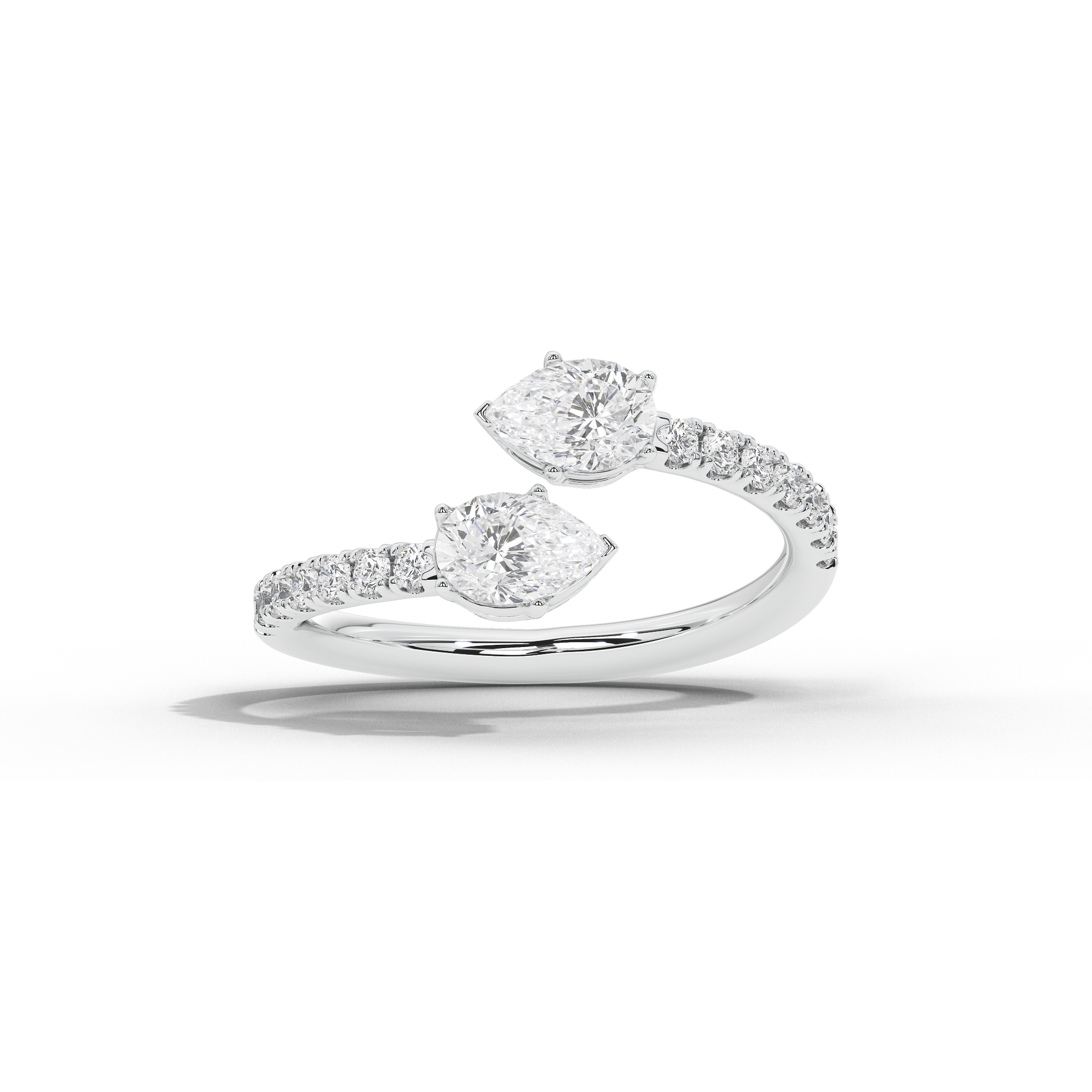 Twin Flame 1.238 Carat Lab Grown Diamond Ring