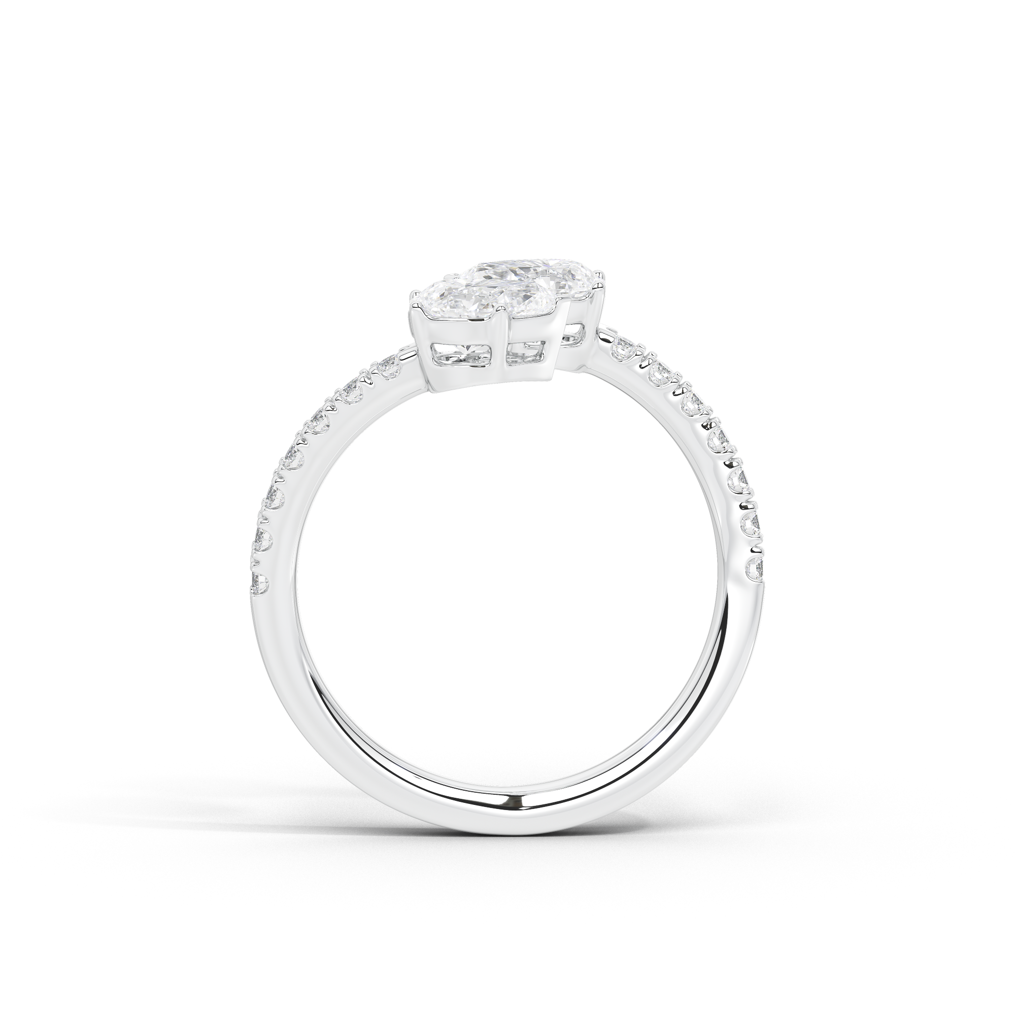 Twin Flame 1.238 Carat Lab Grown Diamond Ring