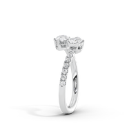 Twin Flame 1.238 Carat Lab Grown Diamond Ring